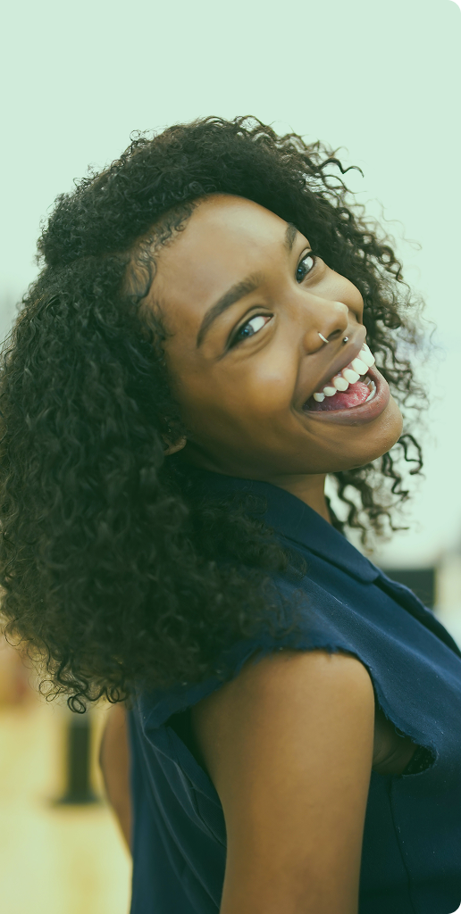Happy woman